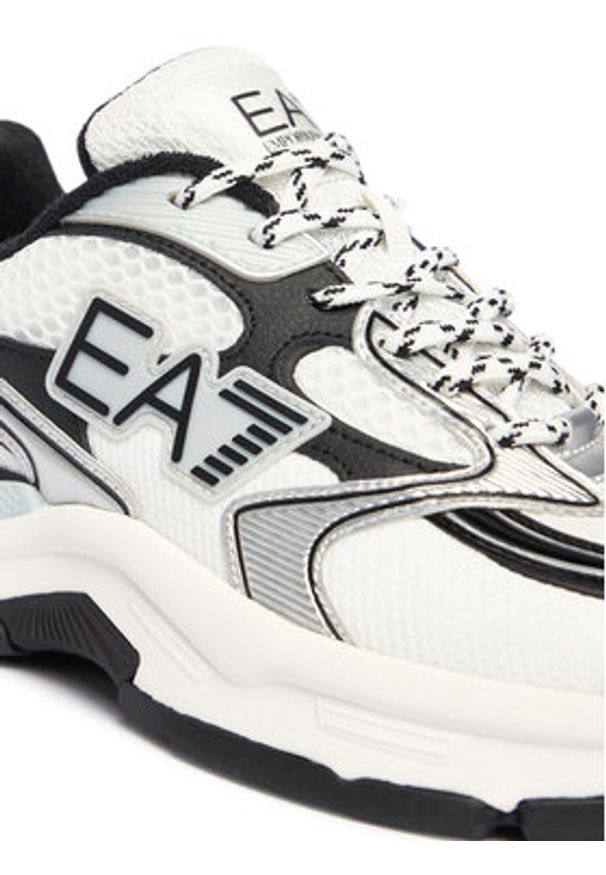 EA7 Emporio Armani Sneakersy X8X249 XK446 MZ492 Kolorowy. Materiał: skóra. Wzór: kolorowy
