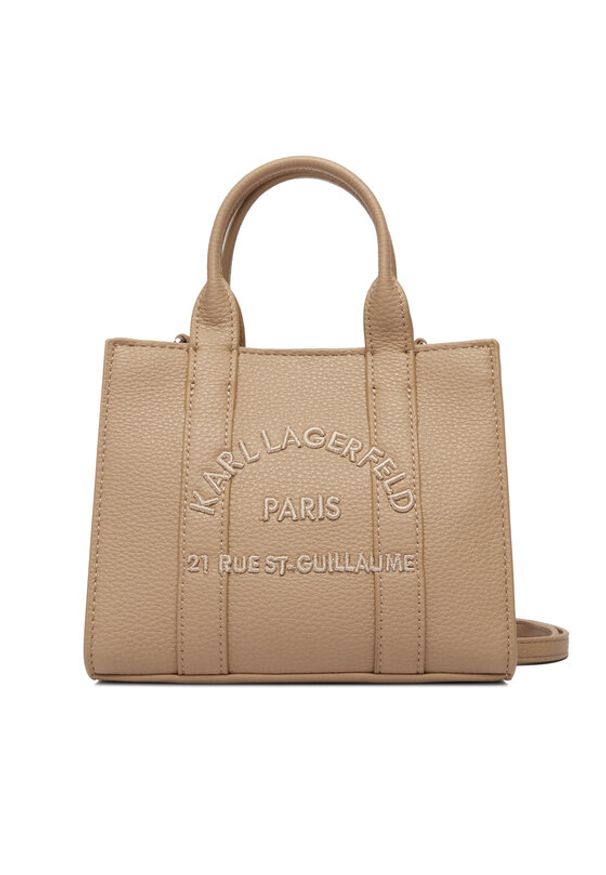 Karl Lagerfeld - KARL LAGERFELD Torebka B1W30042 Brązowy. Kolor: brązowy. Materiał: skórzane