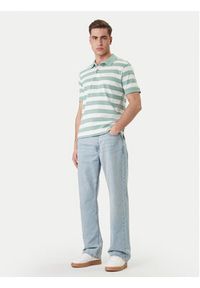 Guess Jeans Polo M6GP00 KCOT1 Zielony Regular Fit. Typ kołnierza: polo. Kolor: zielony. Materiał: bawełna #5