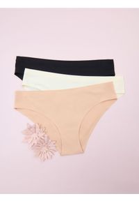 Sinsay - Majtki figi 3 pack - wielobarwny. Materiał: materiał, prążkowany