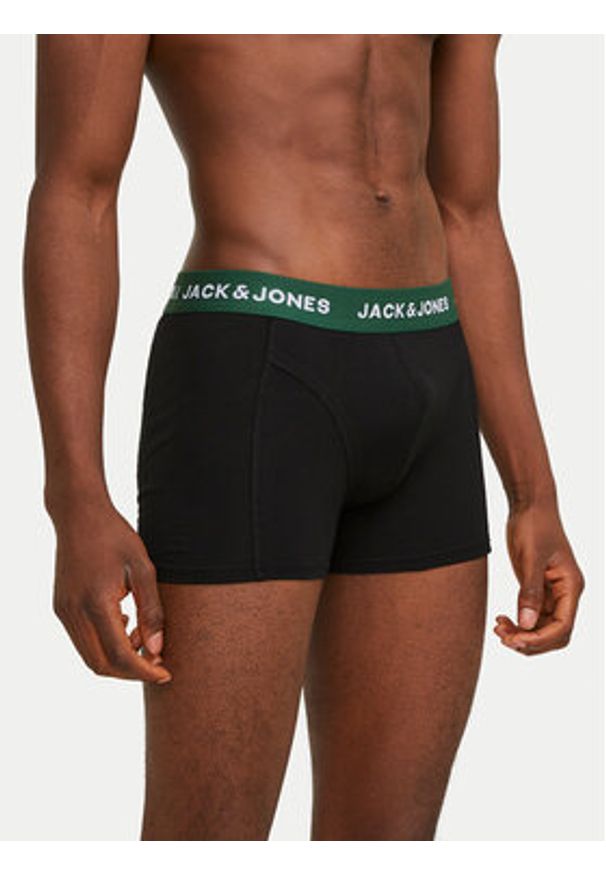 Jack & Jones - Jack&Jones Komplet 5 par bokserek 12254366 Czarny. Kolor: czarny. Materiał: bawełna
