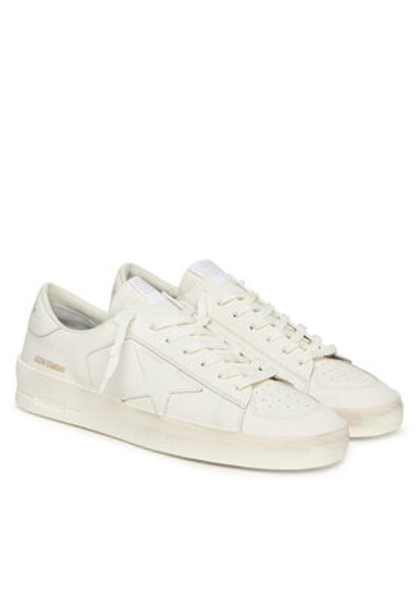 GOLDEN GOOSE - Golden Goose Sneakersy Stardan GMF00128.F000566.10100 Biały. Kolor: biały. Materiał: skóra