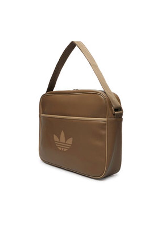 Adidas - adidas Torba KD7847 Brązowy. Kolor: brązowy. Materiał: skóra