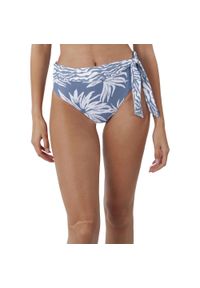 Damskie figi bikini Barts Deltia High Waist. Stan: podwyższony. Kolor: biały, wielokolorowy, niebieski