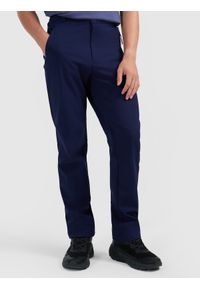 4f - 4F Spodnie trekkingowe membrana 10000 męskie - granatowe XL. Stan: podwyższony. Kolor: niebieski. Materiał: materiał. Technologia: Primaloft. Sport: turystyka piesza, wspinaczka #2