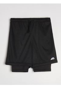 Sinsay - Szorty sportowe Active - czarny. Kolor: czarny. Styl: sportowy #1