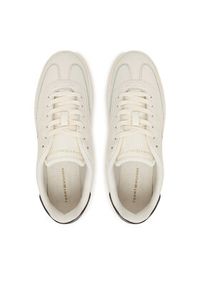 TOMMY HILFIGER - Tommy Hilfiger Sneakersy Heritage Shiny FW0FW08823 Biały. Kolor: biały. Materiał: skóra #3