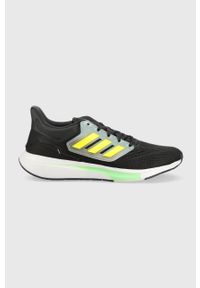 Adidas - adidas buty do biegania EQ21 Run kolor czarny. Zapięcie: sznurówki. Kolor: czarny. Materiał: materiał. Szerokość cholewki: normalna. Sport: bieganie #1