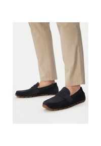 Mokasyny Clarks. Kolor: niebieski #1