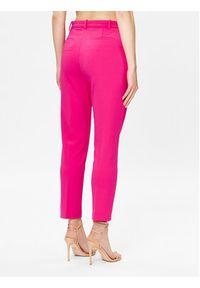 Pinko Spodnie materiałowe 100309 A0KD Różowy Regular Fit. Kolor: różowy. Materiał: materiał, wiskoza