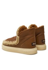 Mou Śniegowce Eskimo Sneaker Bold FW411000B Brązowy. Kolor: brązowy. Materiał: skóra