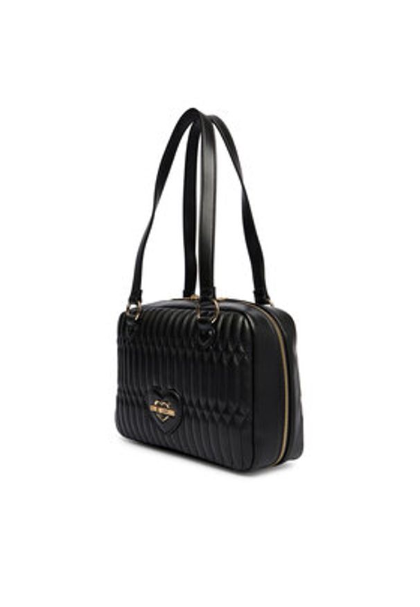 Love Moschino - LOVE MOSCHINO Torebka JC4034PP1OLJ0000 Czarny. Kolor: czarny. Materiał: skórzane