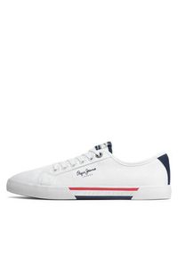 Pepe Jeans Tenisówki Brady Basic PMS30816 Biały. Kolor: biały. Materiał: materiał #3