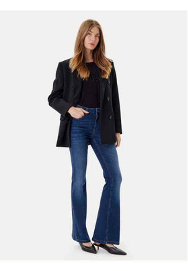 Liu Jo Jeansy UF5058 DS015 78349 Granatowy Regular Fit. Kolor: niebieski. Materiał: bawełna, jeans