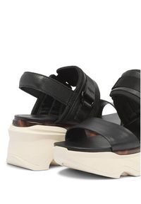 sorel - Sorel Sandały KINETIC™ Impact Slingback Heel 2030481 Czarny. Kolor: czarny. Materiał: skóra #7