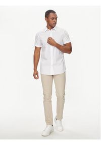 Jack & Jones - Jack&Jones Koszula Joe 12195062 Biały Slim Fit. Kolor: biały. Materiał: bawełna #3