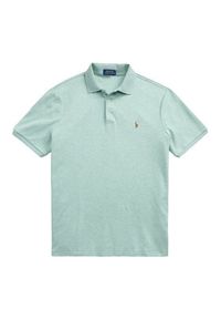 Polo Ralph Lauren Polo 710704319166 Zielony Custom Slim Fit. Typ kołnierza: polo. Kolor: zielony. Materiał: bawełna #3