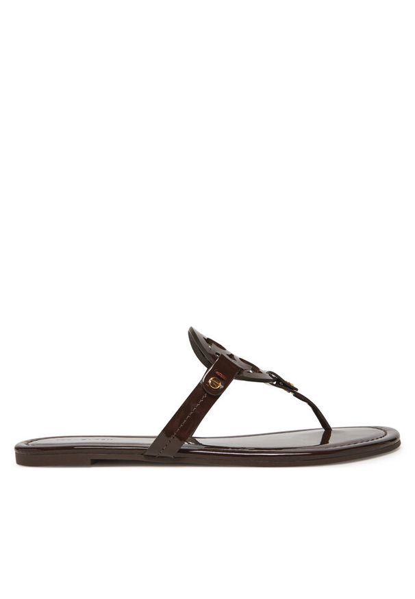 Japonki Tory Burch. Kolor: brązowy