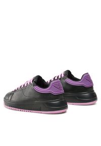 Emporio Armani Sneakersy X3X024 XN825 R295 Czarny. Kolor: czarny. Materiał: skóra