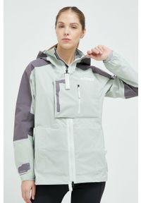 adidas TERREX kurtka outdoorowa Xploric kolor zielony. Kolor: zielony. Materiał: tkanina, materiał. Długość: długie #1
