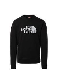 Bluza The North Face Drew Peak Crew 0A4SVRKY41 - czarna. Kolor: czarny. Materiał: bawełna. Styl: elegancki. Sport: wspinaczka