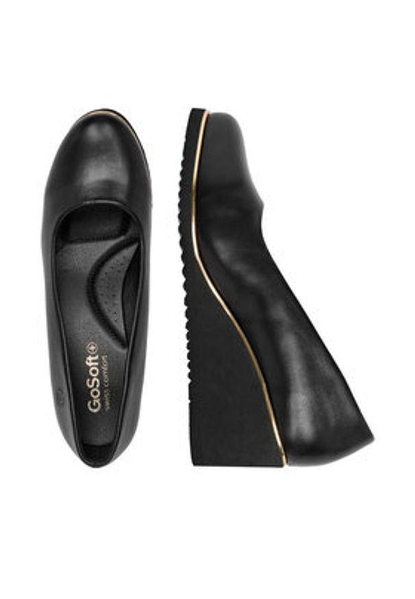 Go Soft Półbuty CEO-CORNELIA LS5930-01A Czarny. Kolor: czarny. Materiał: materiał