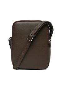 Calvin Klein Saszetka Micro Pebble Crossbody S LV04D3076G Brązowy. Kolor: brązowy. Materiał: skóra