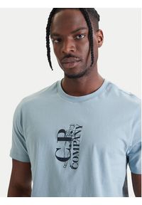 C.P. Company T-Shirt 20CMTS084A005100W Błękitny Regular Fit. Kolor: niebieski. Materiał: bawełna #5