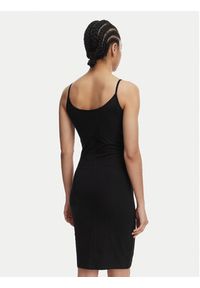 Hugo - HUGO Sukienka letnia Narya 50563766 Czarny Slim Fit. Kolor: czarny. Materiał: bawełna. Sezon: lato #3