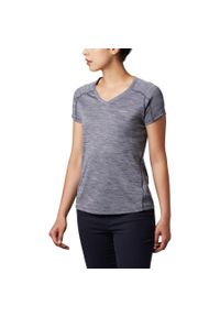 columbia - Koszulka Damska Columbia Zero Rules Short Sleeve T-Shirt. Kolor: wielokolorowy, niebieski, zielony