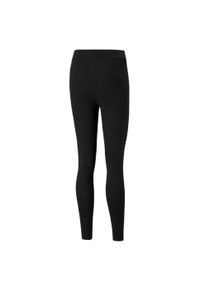 Puma - Damskie Legginsy Z Logo Essentials. Kolor: czarny