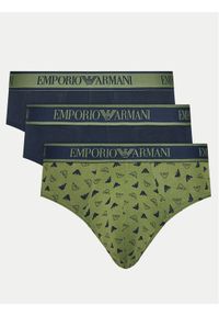 Emporio Armani Underwear Komplet 3 par slipów 112132 4F717 75436 Kolorowy. Materiał: bawełna. Wzór: kolorowy #1