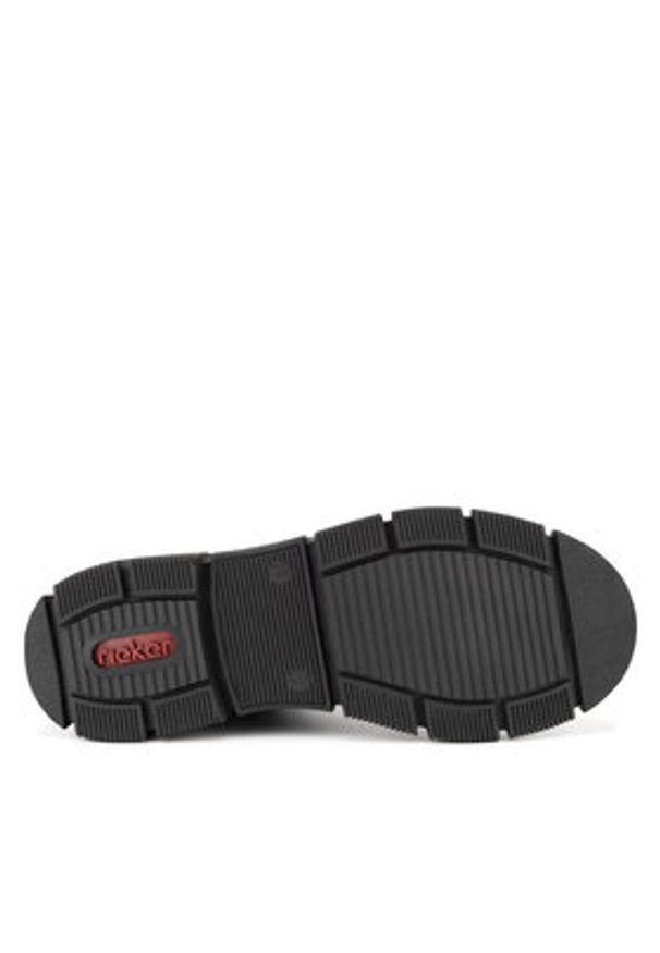 Rieker Botki X3410-00 Czarny. Kolor: czarny. Materiał: materiał