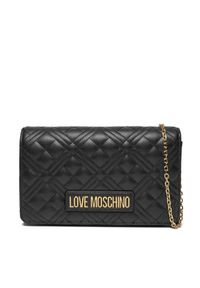 Love Moschino - LOVE MOSCHINO Torebka JC4079PP0LLA0000 Czarny. Kolor: czarny. Materiał: skórzane