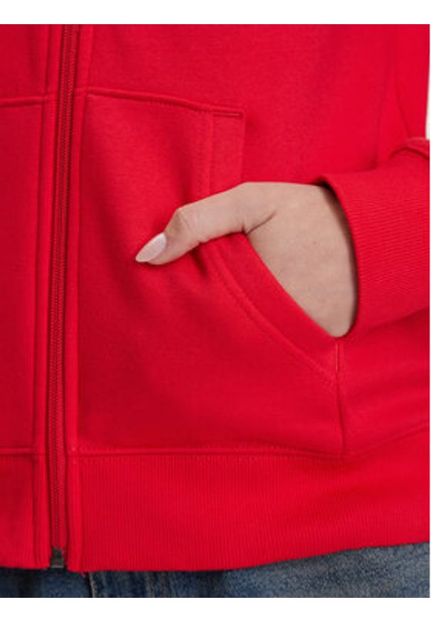 Tommy Jeans Bluza DW0DW19729 Czerwony Regular Fit. Kolor: czerwony. Materiał: bawełna