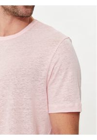 BOSS - Boss T-Shirt Tiburt 456 50511612 Różowy Regular Fit. Kolor: różowy. Materiał: len #5