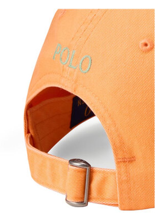 Polo Ralph Lauren Czapka z daszkiem 710667709173 Pomarańczowy. Kolor: pomarańczowy. Materiał: bawełna