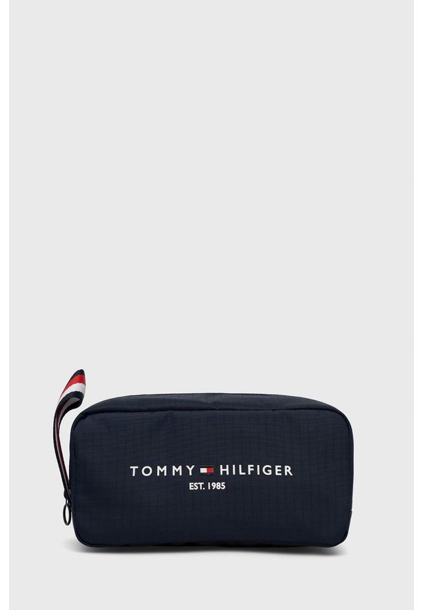 TOMMY HILFIGER - Tommy Hilfiger Kosmetyczka kolor granatowy. Kolor: niebieski. Materiał: poliester