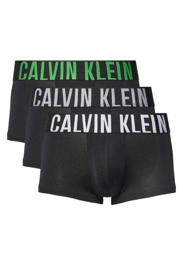 Calvin Klein Underwear Komplet 3 par bokserek 000NB3611A Czarny. Kolor: czarny. Materiał: syntetyk