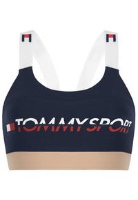 Tommy Sport Biustonosz top S10S100199 Granatowy. Kolor: niebieski. Materiał: syntetyk