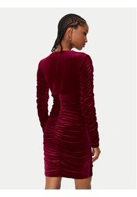 Guess Sukienka koktajlowa W5RK30 KCM62 Czerwony Bodycon Fit. Kolor: czerwony. Materiał: syntetyk. Typ sukienki: bodycon. Styl: wizytowy #4