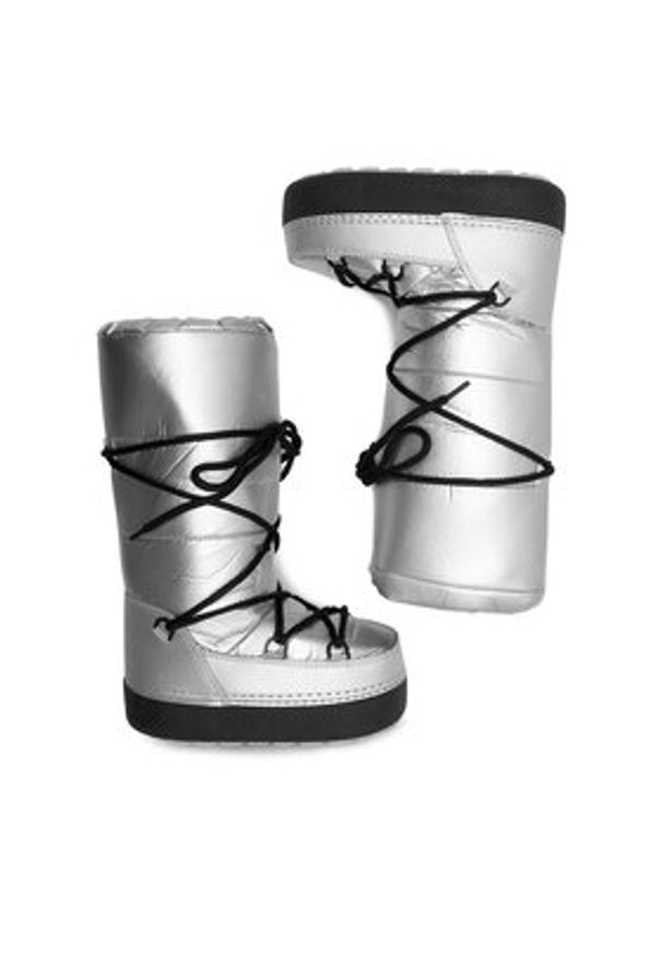 Jenny Fairy Śniegowce LIL GH6706-C Srebrny. Kolor: srebrny. Materiał: materiał