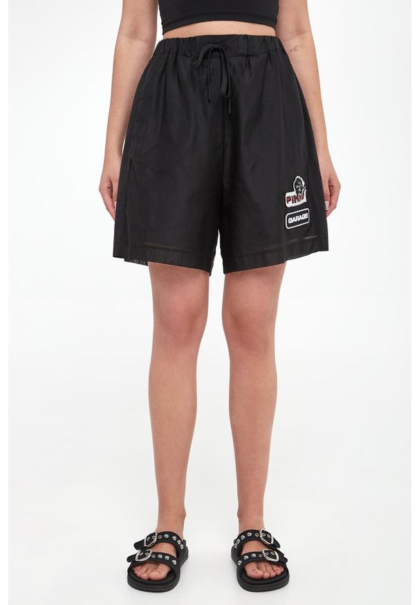 Pinko - Bermudy damskie z jedwabiem Lewis PINKO. Materiał: jedwab