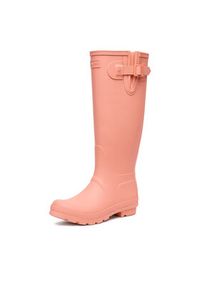 Hunter Kalosze CEO-SJY-T Różowy. Kolor: różowy. Materiał: kauczuk #9