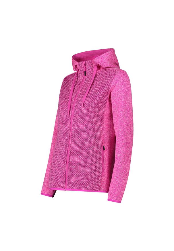 Bluza damska turystyczna CMP 35H5896. Kolor: różowy. Styl: sportowy. Sport: turystyka piesza