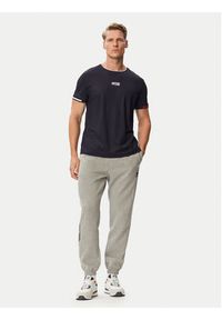 Beverly Hills Polo Club T-Shirt P-SS26M-TS0172 Granatowy Regular Fit. Typ kołnierza: polo. Kolor: niebieski. Materiał: syntetyk #4