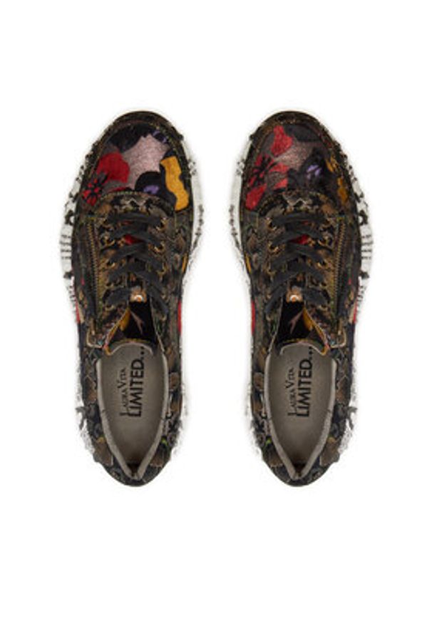 Laura Vita Sneakersy Burton 11 Brązowy. Kolor: brązowy. Materiał: skóra