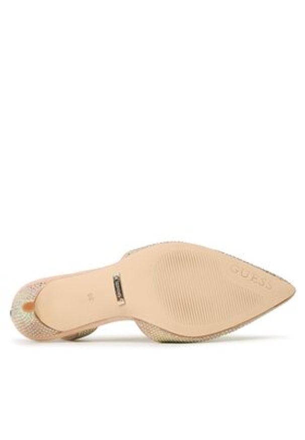 Guess Sandały Mylea FL6MYL ESU05 Beżowy. Kolor: beżowy. Materiał: materiał