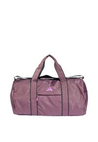 Adidas - Torba Yoga Duffel. Kolor: fioletowy, wielokolorowy, szary. Materiał: materiał