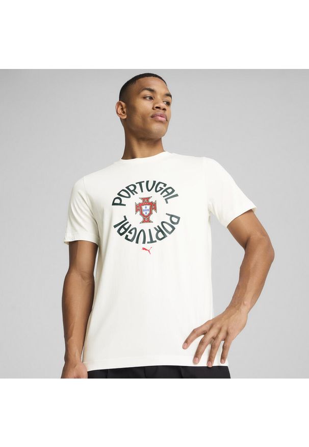 Puma - Męska koszulka Portugalia ftblNRGY PUMA White. Kolor: biały. Sport: piłka nożna